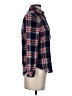 BeachLunchLounge 100% Rayon Plaid Red Long Sleeve Button-Down Shirt Size XS - photo 4