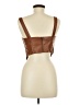 Bardot 100% Polyurethane Brown Sleeveless Top Size M - photo 2
