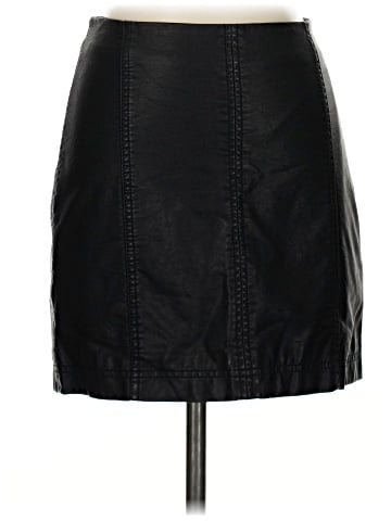 Free People Faux Leather Skirt (view 1)