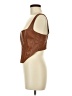 Bardot 100% Polyurethane Brown Sleeveless Top Size M - photo 5