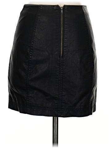 Free People Faux Leather Skirt (view 2)
