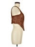 Bardot 100% Polyurethane Brown Sleeveless Top Size M - photo 4