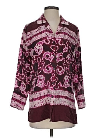 Altuzarra Long Sleeve Silk Top (view 1)