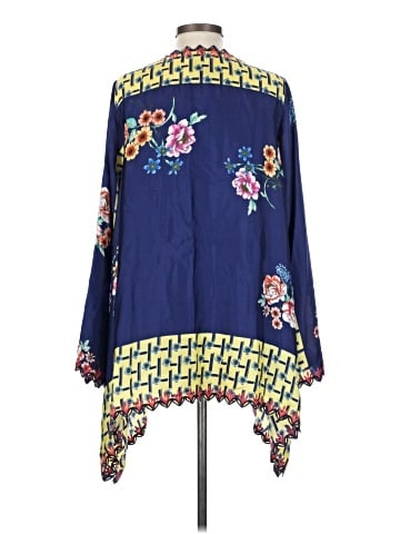 Johnny Was Long Sleeve Silk Top (view 2)