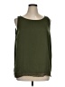 Chico's 100% Polyester Green Sleeveless T-Shirt Size XL - photo 1