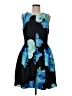 Calvin Klein Graphic Blue Cocktail Dress Size 7 - photo 1