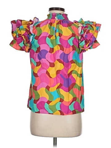 Peach Love Short Sleeve Blouse (view 2)