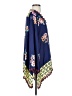 Johnny Was 100% Silk Blue Long Sleeve Silk Top Size S - photo 4