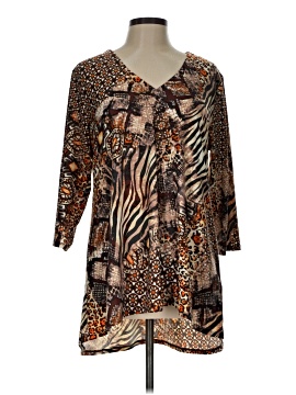 Attitudes By Renee 3/4 Sleeve Blouse