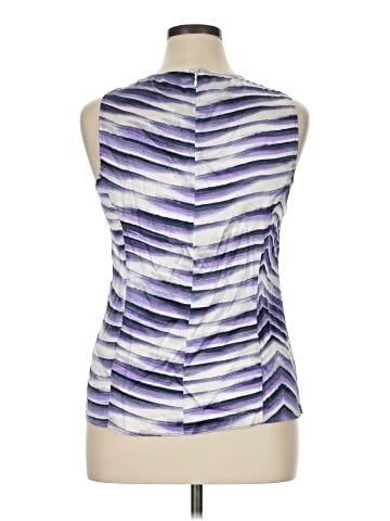 Cache Sleeveless Silk Top (view 2)