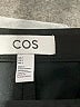 Cos 100% Wool Solid Black Wool Skirt Size 2 - photo 4