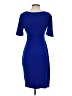 Connected Apparel Solid Blue Cocktail Dress Size 4 (petite) - photo 2