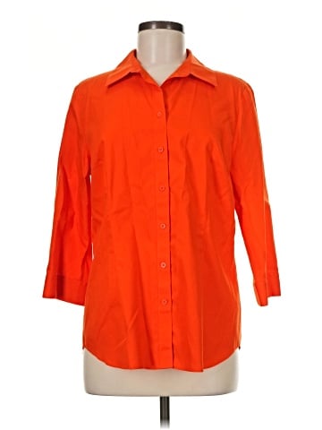 Coldwater Creek 3/4 Sleeve Button-Down Shirt (view 1)