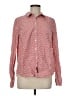 Boden 100% Cotton Print Red Long Sleeve Button-Down Shirt Size 8 - photo 1