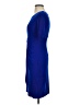 Connected Apparel Solid Blue Cocktail Dress Size 4 (petite) - photo 5