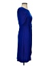 Connected Apparel Solid Blue Cocktail Dress Size 4 (petite) - photo 4