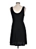 Xhilaration Solid Black Casual Dress Size L - photo 2