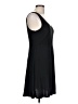 Xhilaration Solid Black Casual Dress Size L - photo 4