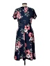 Homeyee Floral Blue Casual Dress Size 10 - photo 2