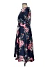 Homeyee Floral Blue Casual Dress Size 10 - photo 5