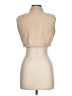 Valija Tan Sleeveless Button-Down Shirt Size L - photo 2