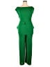 Anne Klein 100% Polyester Green Jumpsuit Size L - photo 1