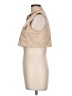Valija Tan Sleeveless Button-Down Shirt Size L - photo 5