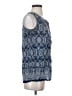 Max Studio 100% Rayon Blue Sleeveless Blouse Size S - photo 4