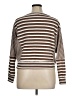 Penelope Rose Stripes Brown Pullover Sweater Size XL - photo 2