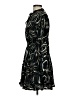 THML 100% Polyester Print Black Casual Dress Size S - photo 5
