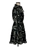 THML 100% Polyester Print Black Casual Dress Size S - photo 4