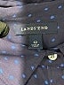Lands' End 100% Polyester Polka Dots Blue Long Sleeve Blouse Size 12 - photo 7