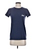 Under Armour Solid Blue Active T-Shirt Size XS - photo 1