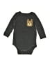 Cat & Jack Graphic Gray Long Sleeve Onesie Size 3-6 mo - photo 1