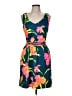 Gretchen Scott Designs 100% Polyester Floral Teal Blue Casual Dress Size M - photo 1