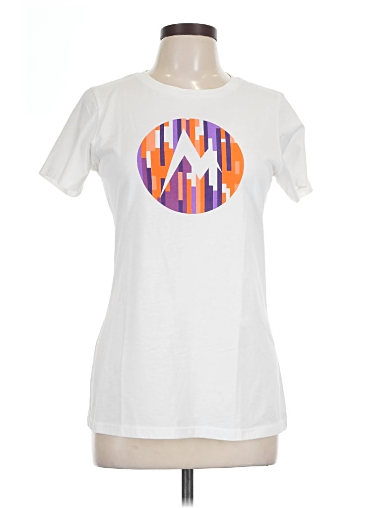 Pre-owned Marmot Short Sleeve T-shirt In White
