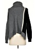 360 Cashmere Color Block Gray Turtleneck Sweater Size XS - photo 2