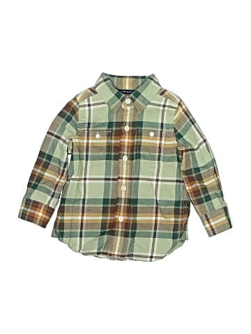 Janie and Jack Long Sleeve Button-Down Shirt (view 1)