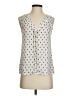 Fun2Fun 100% Polyester Silver Sleeveless Blouse Size XS - photo 1