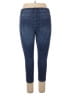 Serra Solid Blue Jeggings Size XL - photo 2