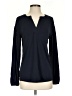 Ann Taylor Blue Long Sleeve Blouse Size XS - photo 1
