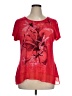 Style&Co Red Short Sleeve Blouse Size XL - photo 1