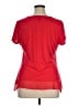 Style&Co Red Short Sleeve Blouse Size XL - photo 2