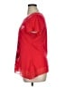 Style&Co Red Short Sleeve Blouse Size XL - photo 5