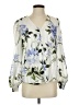 Suzy Shier 100% Polyester White Long Sleeve Blouse Size S - photo 1
