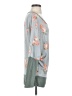 White Birch Teal Long Sleeve Top Size S - photo 4