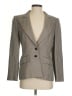 Escada 100% Cotton Stripes Gray Tan Blazer Size EU 36 / US 6 - photo 1