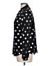 Anne Klein Polka Dots Black Long Sleeve Blouse Size L - photo 5