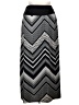 AB Studio Chevron-herringbone Silver Formal Skirt Size XL - photo 1