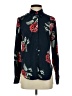 Suzy 100% Polyester Floral Blue Long Sleeve Blouse Size XS - photo 1